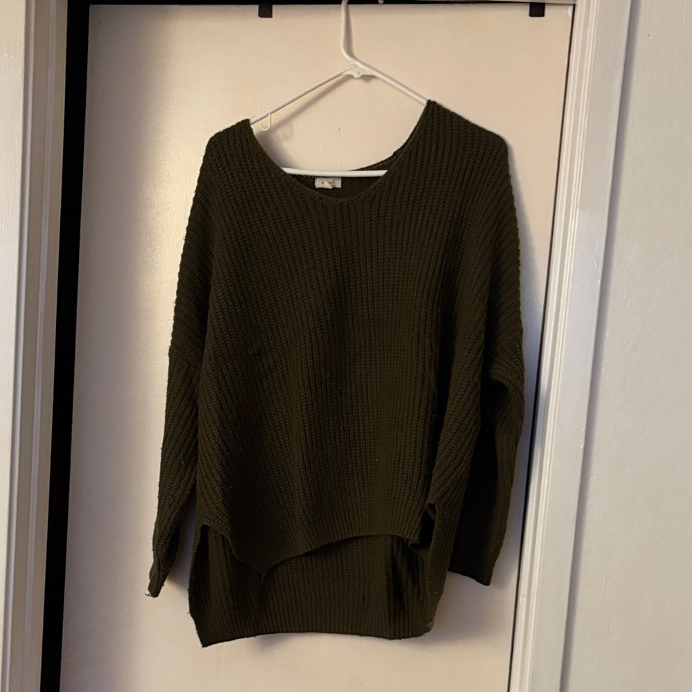 Olive Green Women's Sweater